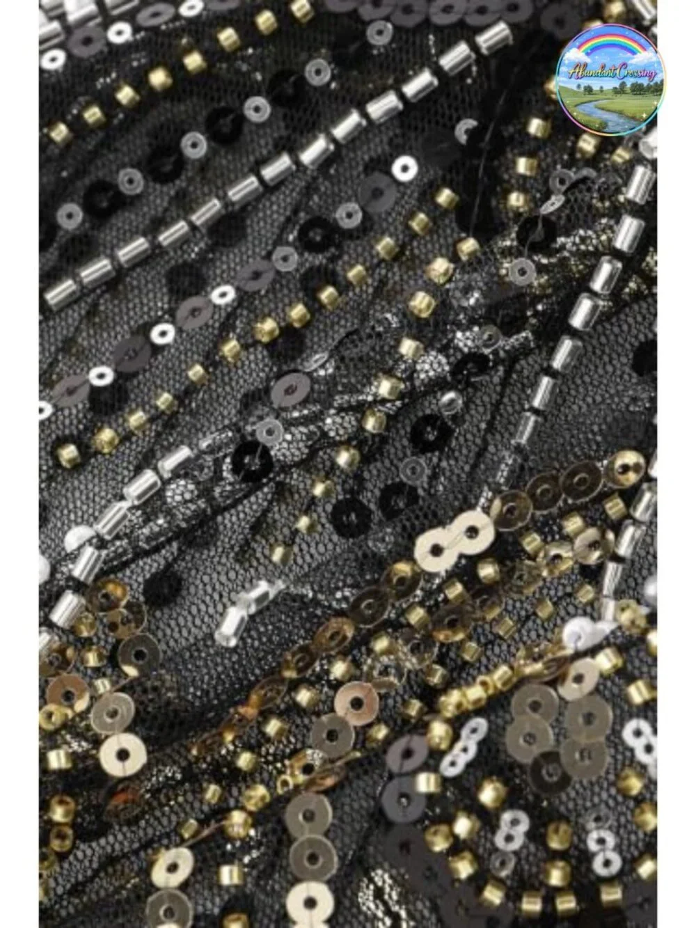 Fringed Sequin Beaded Evening Shawl Wrap Gatsby Party Cover Up